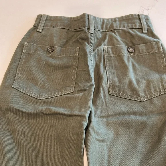 REFORMATION Women's Marine Jean Size 27 In Wash Army - Picture 13 of 14